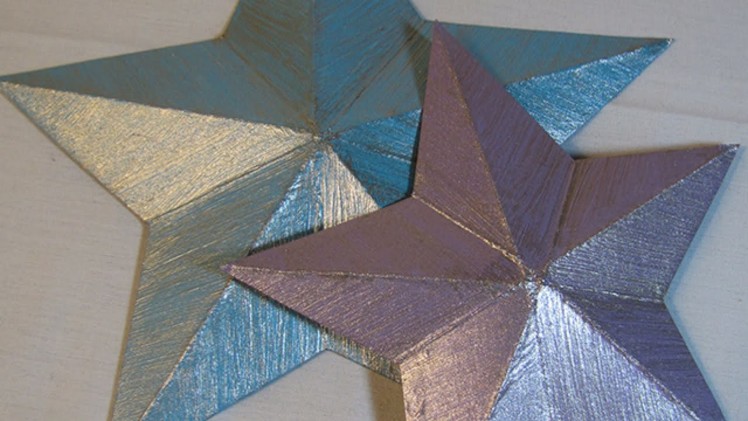 Make Pretty 3D Cereal Box Stars - Crafts - Guidecentral