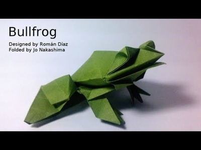 Origami Bullfrog (Román Díaz)