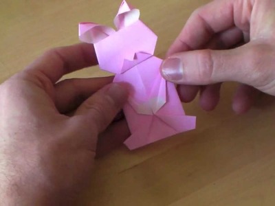 Origami tutorial - Easter bunny
