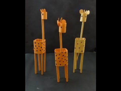 Paper Crafts: How to make a Paper Giraffe