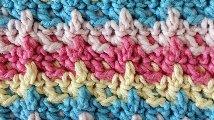 Rickrack Free Crochet Pattern - Right Handed