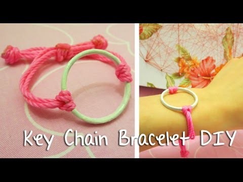 [Sunny DIY] Cute Keychain Bracelet DIY- Great Gift Idea