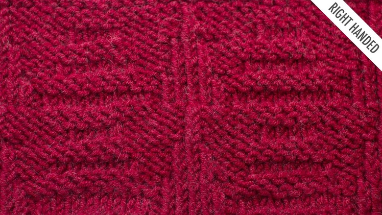 The Dutch Pyramid Stitch :: Knitting Stitch #521 :: Right Handed