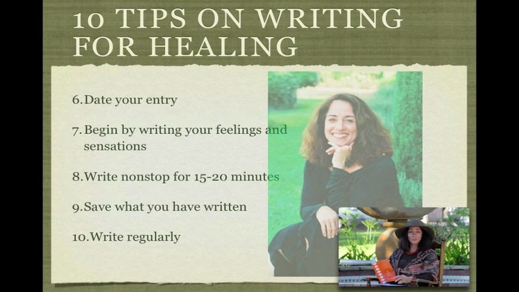 10 Tips on Writing for Healing