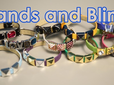 Bands and Bling: Slider Beads & Faux Leather Bracelets