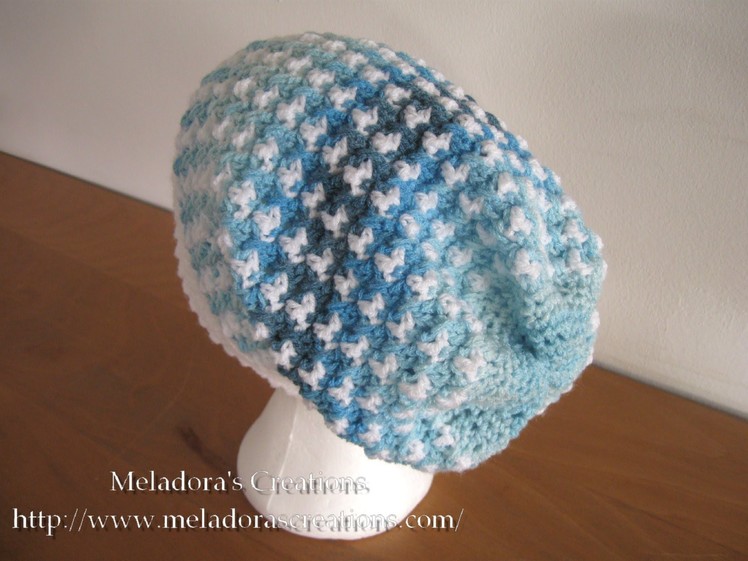 Birds of a Feather Slouch Hat Pt 2 - Left Handed Crochet Tutorial