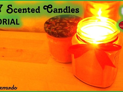 Christmas Advent Calendar: 8th Day - DIY Scented Candles Tutorial
