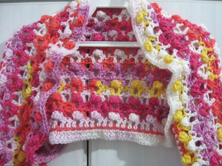 Crochet Bolero Jacket - Free Explanation Pattern