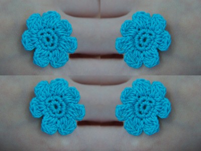 Crochet Flower Tutorial #8