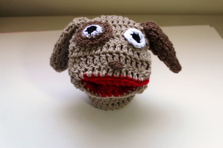 #crochet puppy hand puppet (Marioneta de perrito) - Video 3 (Final)