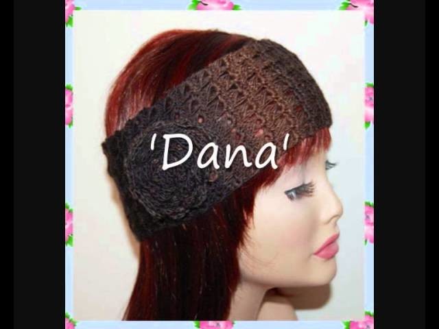 Dana Lace Headband 4ply Sock Yarn Crochet Pattern