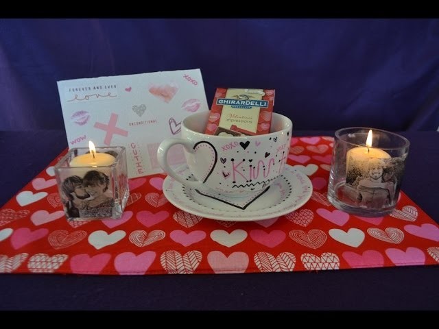 DIY Anniversary Gifts (Candle, Mug, & Card)