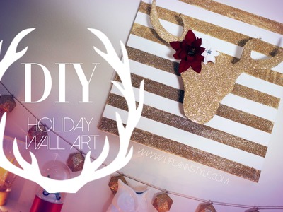 DIY Christmas Reindeer Decor | #DIYMAS | ANNEORSHINE
