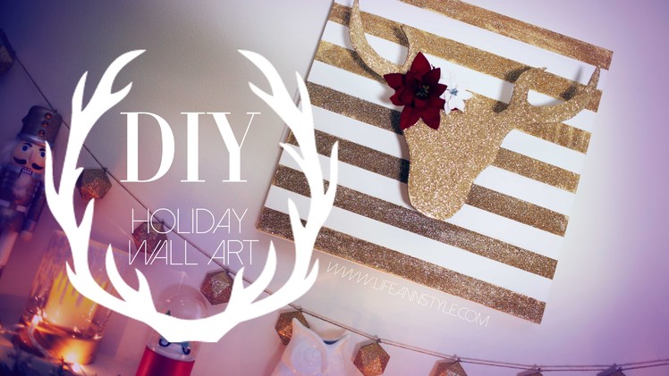 DIY Christmas Reindeer Decor | #DIYMAS | ANNEORSHINE