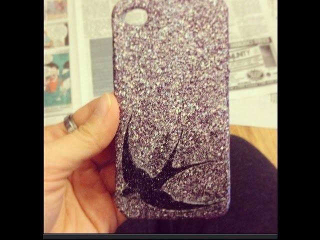 DIY : Glitter Phone Case!