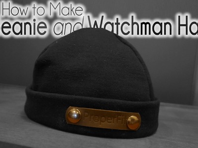 DIY | How to Sew Easy Watchman Hat | beanie | Winter Hat with one Pattern