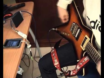 DIY iRig Test and schematic : homemade iRig (with impedance matcher) guitar to ipod, iphone, ipad