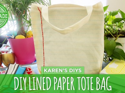 DIY Lined Paper Tote Bag - HGTV Handmade