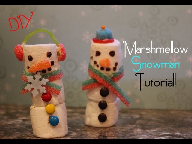 DIY Marshmallow Snowman Treat! (CRAFTMAS)