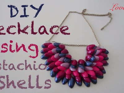 DIY Necklace Using Pistachio Shells (Easy Tutorial)
