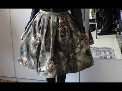 DIY: pleated lolita skirt with a zipper TUTORIAL