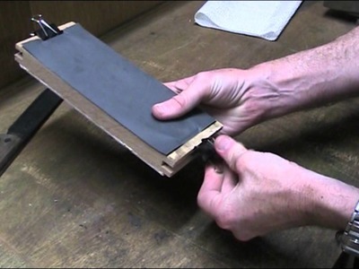 DIY Sandpaper Sharpening Block for Knife Sharpening