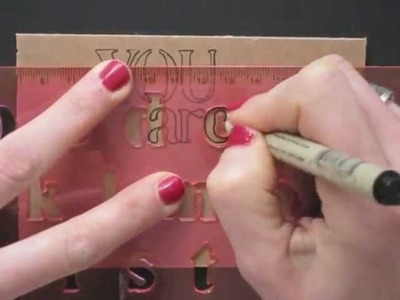 DrawTipTuesday - DIY Cardboard Greeting Card