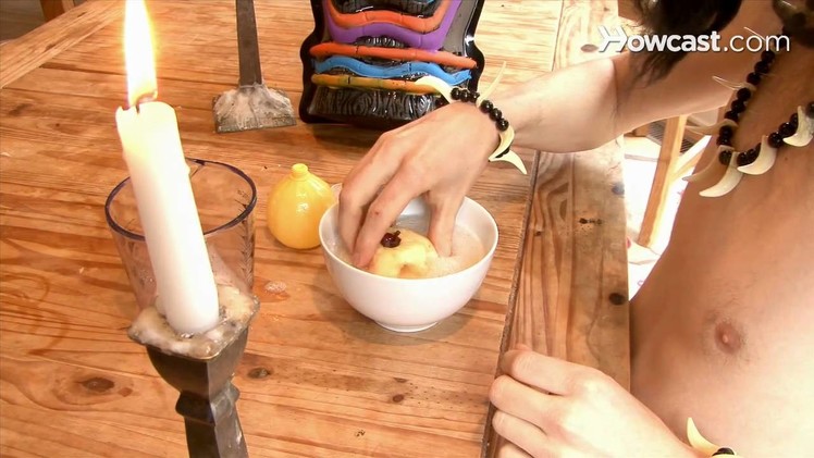 How to Carve Shrunken-Head Apples