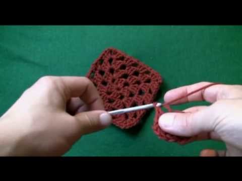How to Crochet a Left Handed Granny Square (LH Granny Square)