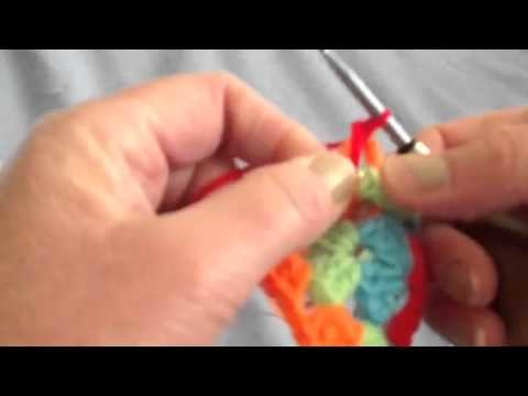 How to crochet a Spiral Granny Square Part 2