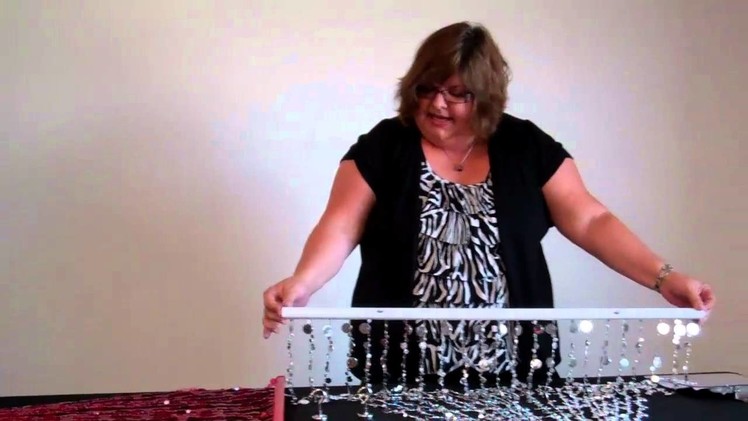 How To Hang a Beaded Curtain - ShopWildThings Video Time With Tina
