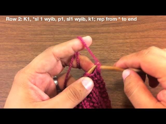 How to Knit the Fluted Fabric Stitch (Continental Style)