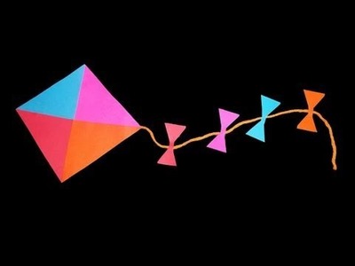 How to make a decorative paper kite - EP