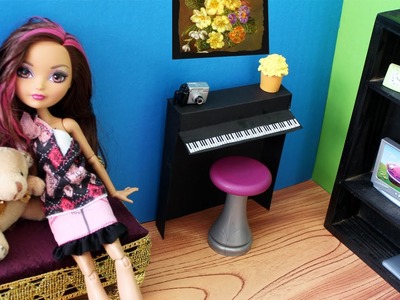 How to make a doll piano- Doll Crafts