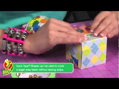 How to make a Duck Tape Coin Bank