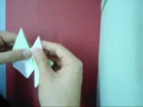 How to make a Origami Star (Shuriken) [Ninja Star]