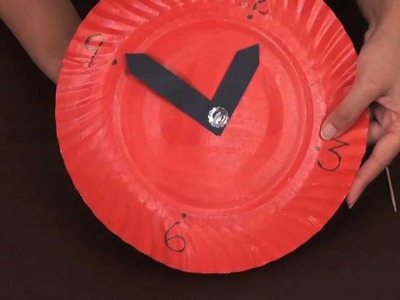 How to make a Paper Clock - Arts and Crafts