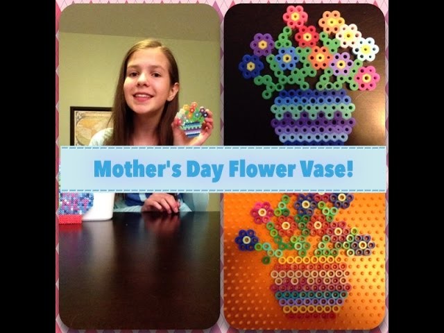 How To Make A Perler Bead Flower Vase! ~ Mother's Day Special!
