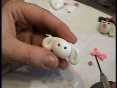 How to Make Bunny Bead from Polymer Clay.  Garden of Imagination