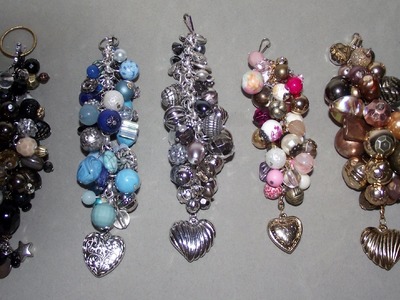 How to Make Chunky Bead Dangle Charms from a Single Chain