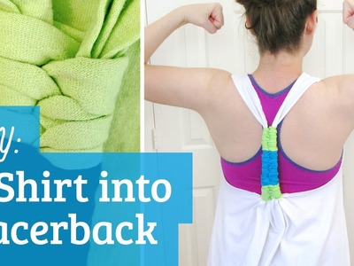 How to Make T-Shirt into Racerback Tank Top