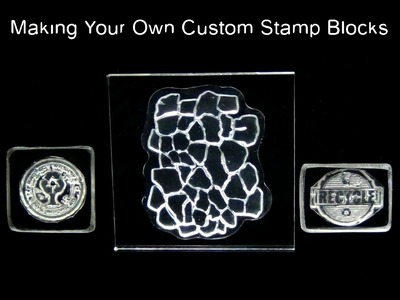 ■ How To Make Your Own Custom Stamp Blocks ( DIY Acrylic Stamping Mounts w. Plexiglass )