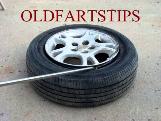 How To Re Seat or Restore Tire Bead - Mount a Tire on a Rim - Do It Yourself! Save $ OldFartsTips