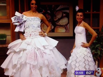 Jennyvi Dizon's Crochet Plastic Grocery Bag and Paper Dress