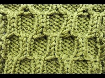Knit with eliZZZa * Knitting Stitch * Honeycomb Stitch * Honeycomb Cable