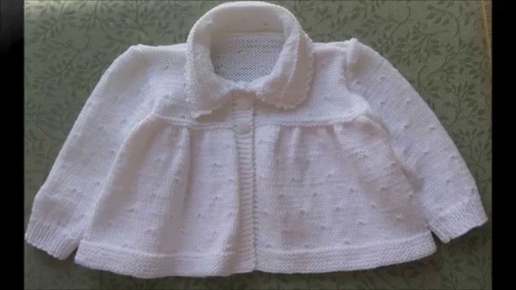 Knitted Baby Matinee Coat