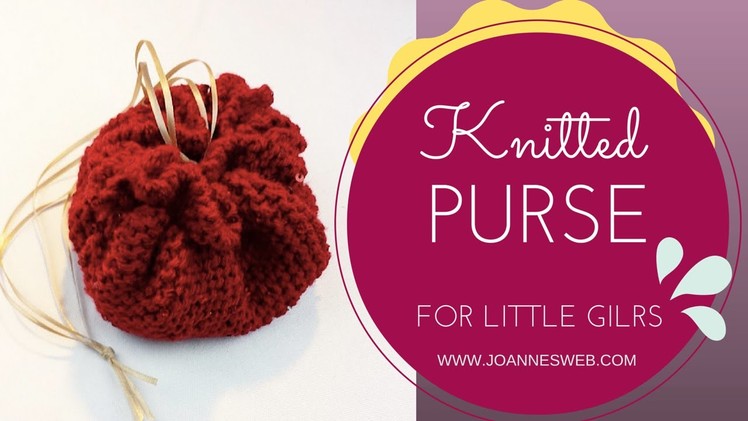 Knitted Purse for Girls
