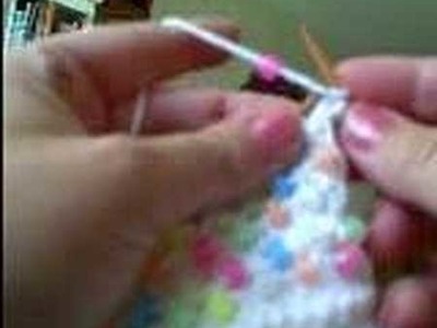 Knitting with beads