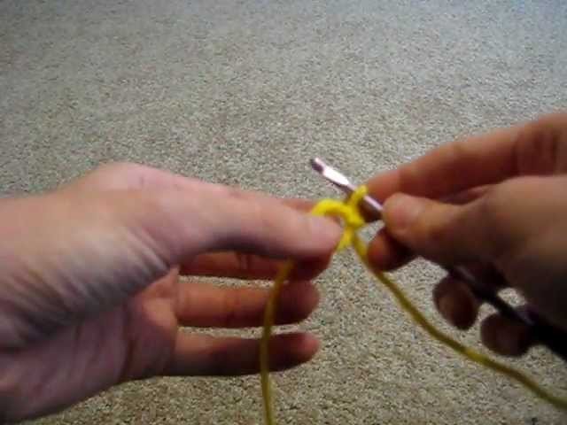 Magic ring method - crocheting in the round
