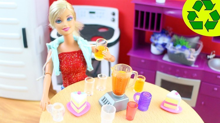 Make doll drinking glasses, cups and mugs- Doll Crafts